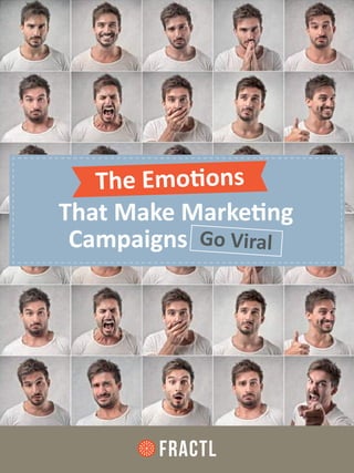 The Emotions
That Make Marketing
Campaigns Go Viral
 