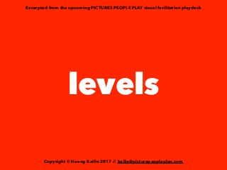 levels
Copyright © Huang Kailin 2017 // kailin@picturepeopleplan.com
Excerpted from the upcoming PICTURES PEOPLE PLAY visu...