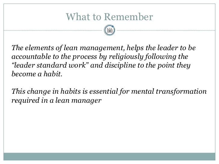 Ways to make lean work for you