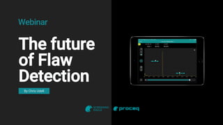 The future
of Flaw
Detection
Webinar
By Chris Udell
 