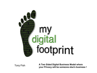 A Two Sided Digital Business Model where  your Privacy will be someone else's business !   Tony Fish 