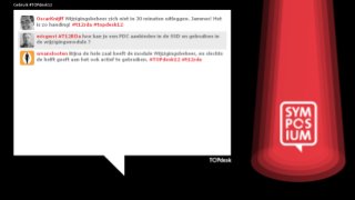 Twitter mee #T12RDa #TOPdesk12
 