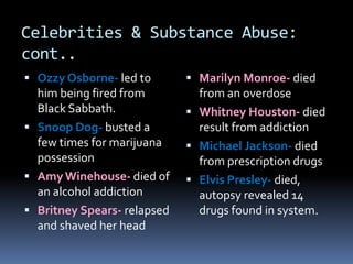 Youth with Substance Abuse by: MJAC | PPTX