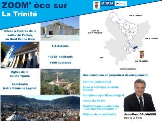 Zoom Eco sur La Trinité, commune de la Métropole Nice Côte d’Azur