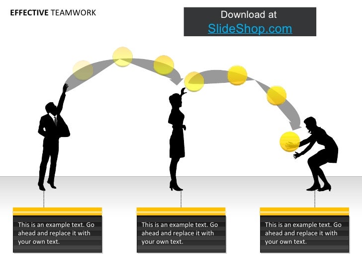 good example of teamwork