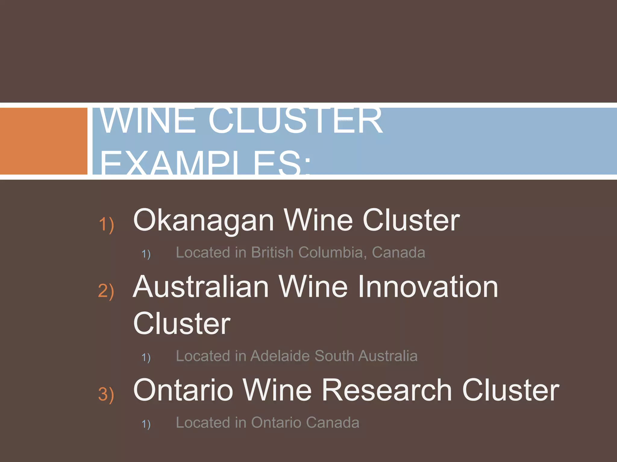 Wine Cluster Analysis
