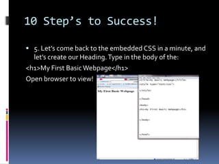 Basic Webpage | PPT