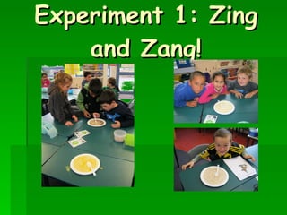 Experiment 1: Zing and Zang! 