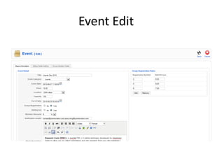 Event Booking Extension | PPTX