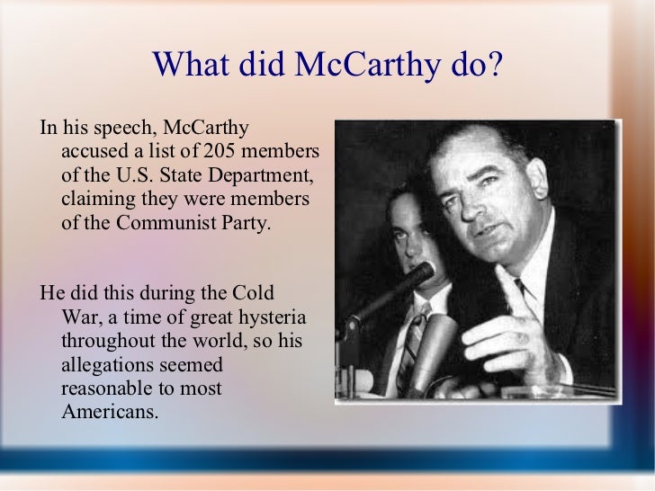 Image result for mccarthyism