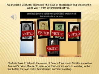 Provides a range of primary sources including images, political cartoons, statistics and maps. 