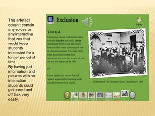 Students investigate the various kinds of legislation used by colonies to keep certain immigrants out. 