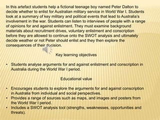 Outlines reasons for the arrival of some immigrant groups that were eventually excluded from Australia. 