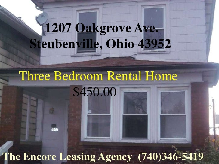 1207 Oakgrove Ave. Steubenville, Ohio 43952