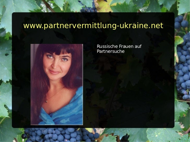 Russische frauen auf partnersuche
