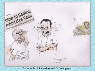 Cartoon: Dr. A Ramadoss and Dr. Venugopal

 
