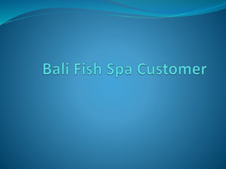 Bali Fish Spa