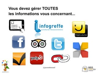 @jasonmbarnard 33
Vous devez gérer TOUTES
les informations vous concernant...
 