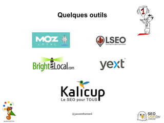 @jasonmbarnard 46
Quelques outils
 