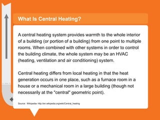 How Your Central Heating System Works | PPT