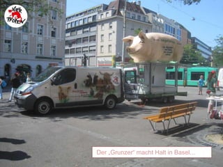 Der „Grunzer“ macht Halt in Basel… 