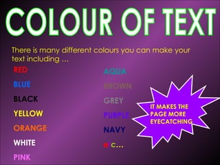 Slideshow On Word Processing | PPT