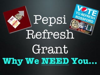 Rossford Schools Pepsi Refresh Grant Info