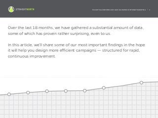 THE CRITICAL IMPORTANCE OF LEAD VALIDATION IN INTERNET MARKETING | 3
Over the last 18 months, we have gathered a substantial amount of data,
some of which has proven rather surprising, even to us.
In this article, we’ll share some of our most important findings in the hope
it will help you design more efficient campaigns — structured for rapid,
continuous improvement.
 