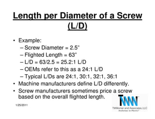 Things Your Extruder Screw Designer Never Told You About Screws ...