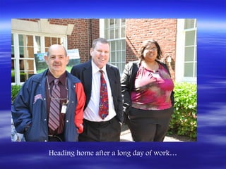 Heading home after a long day of work…
 