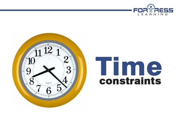 Time Constraints time-constraints