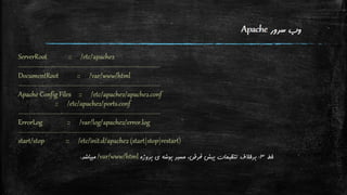 نگاه اجمالی به تنظیمات Apache و PHP