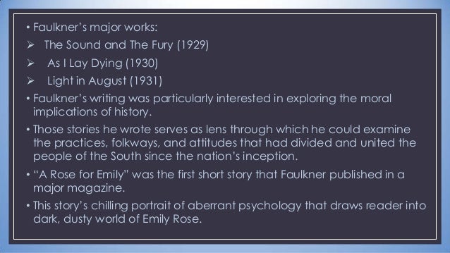 a rose for emily essay love a rose for emily essay love