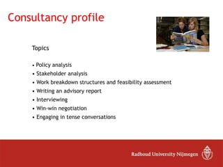 Radboud Biomedical Sciences Master Programs | PDF