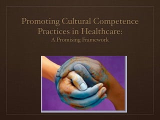 Promoting Cultural Competence
    Practices in Healthcare:
       A Promising Framework
 