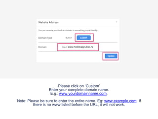 !
Please note that the changes might not reflect right away as it usually
takes about 24 hours to take effect.
 
