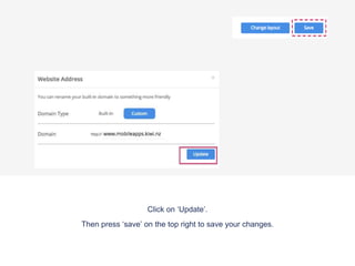 Add the Domain Name to your CMS 
!
 