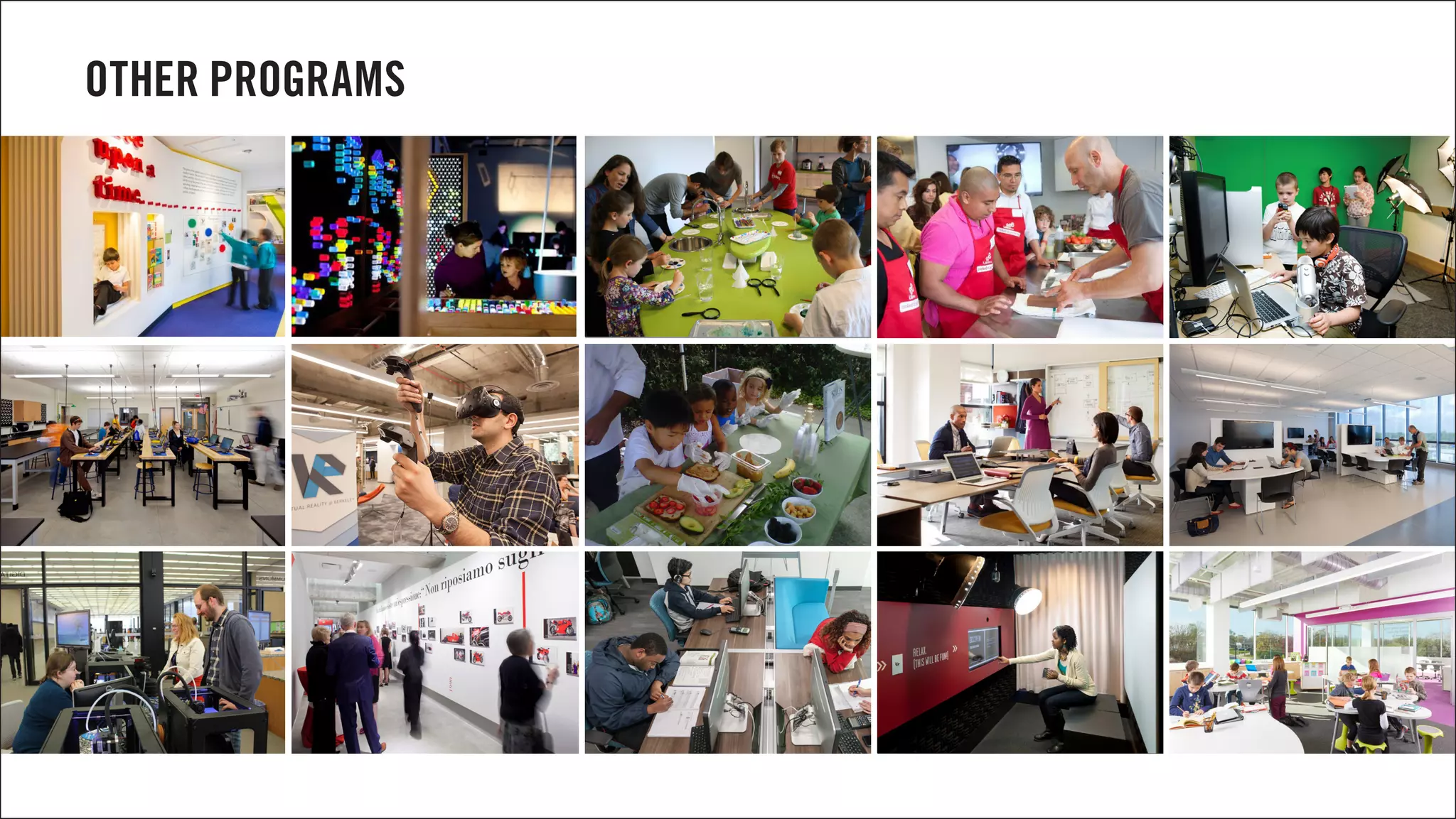 OTHER PROGRAMS
in association with Perkins+Will
Turner Construction Company
 