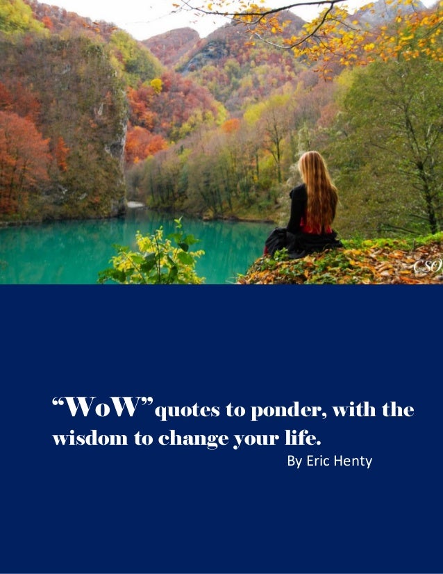 "Wow" Inspirational Quotes