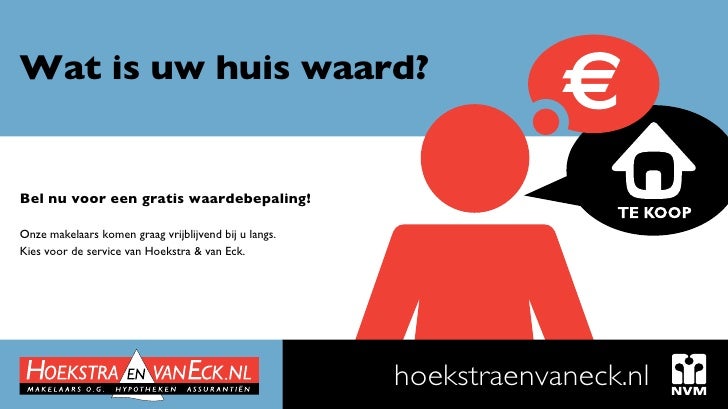waarom kiezen voor hoekstra en van eck makelaars alkmaar
