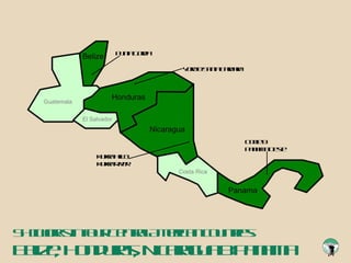 SHI works in four Central American countries: Belize, Honduras, Nicaragua & Panama Yoro & Santa Barbara Punta Gorda Kukra Hill & Kukra River Cocle & Panama Oeste 