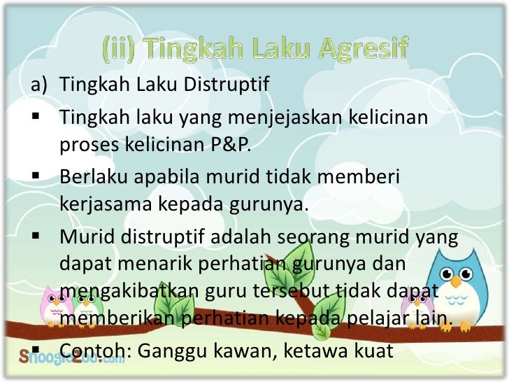 Slide show pengurusan tingkah laku