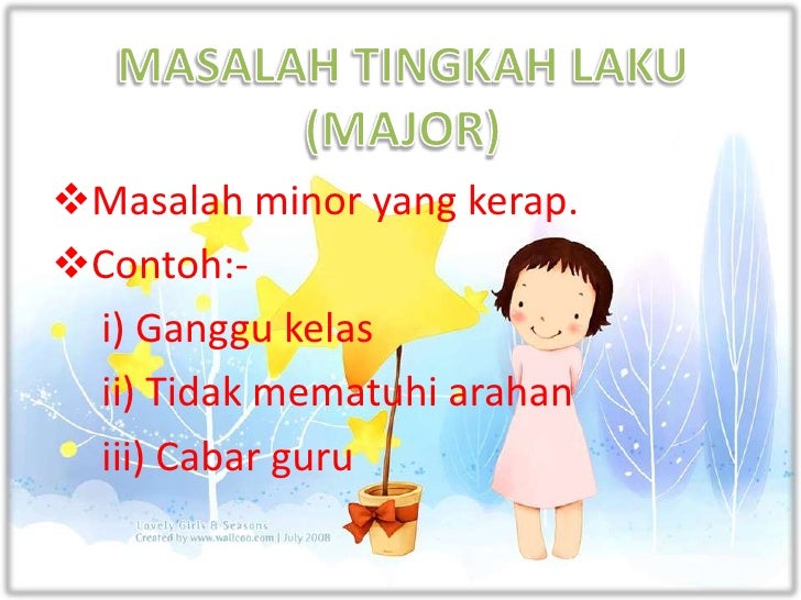 Slide show pengurusan tingkah laku