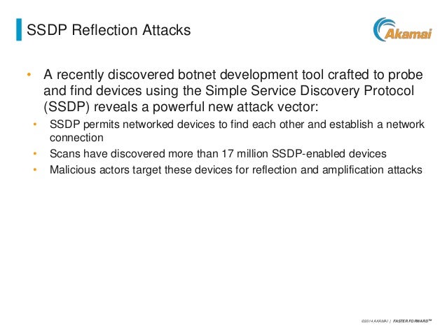 Slideshow: Q3 2014 SSDP UPnP Devices DDoS Attacks from ...