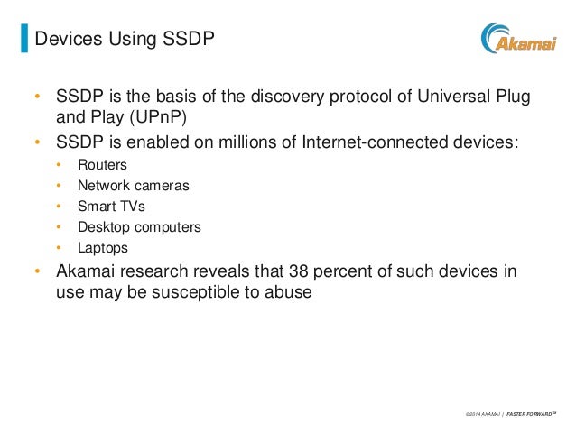 Slideshow: Q3 2014 SSDP UPnP Devices DDoS Attacks from ...