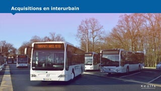 Une stratégie d’acquisition qui se poursuitAcquisitions en interurbain
 
