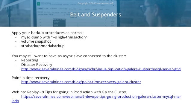 Webinar Slides Migrating To Galera Cluster For Mysql And