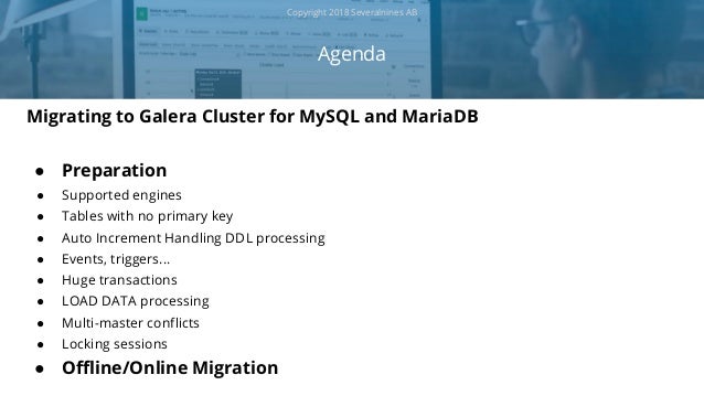 Webinar Slides Migrating To Galera Cluster For Mysql And