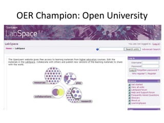 OER Champion: Open University