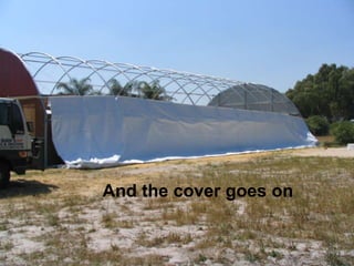 And the cover goes on
 